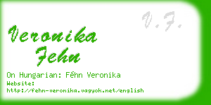 veronika fehn business card